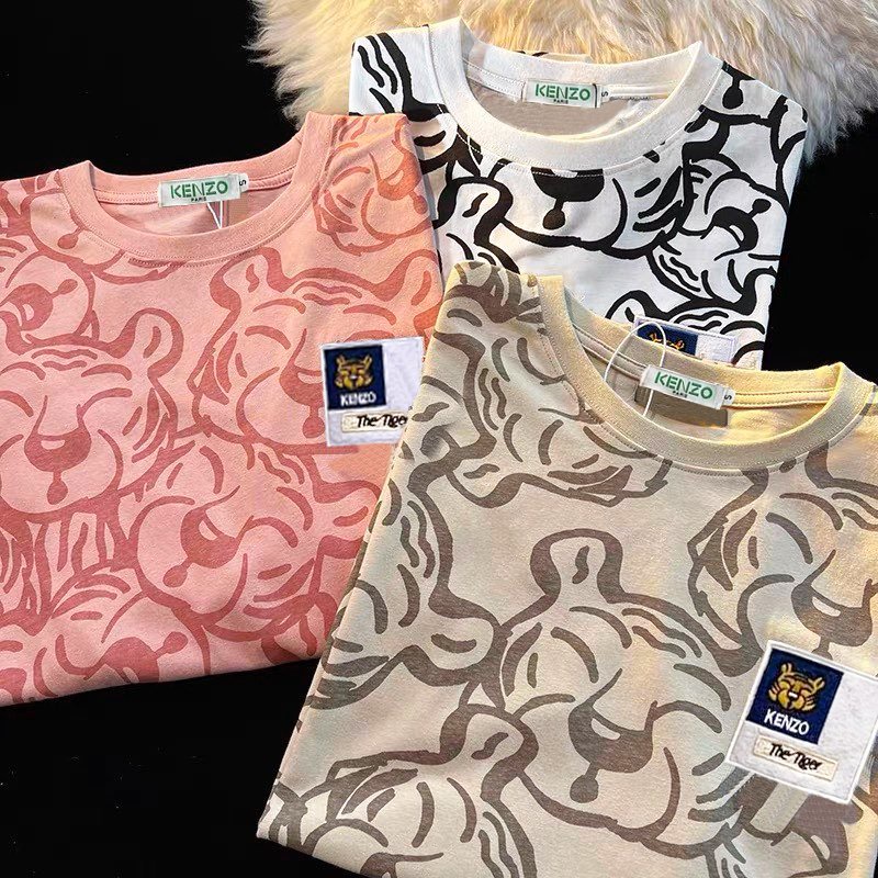 Áo Thun K.Z Cổ Tròn Hàng VNXK Chất Thun Cotton 4 Chiều Mềm Mịn