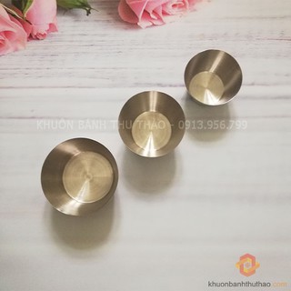 Bộ 5 khuôn bánh flan inox (3 kích cỡ)