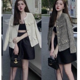 Các mẫu áo dạ Tweed
