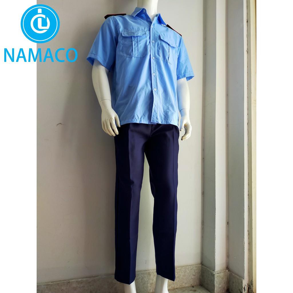 Quần Áo Bảo Vệ - Quần Bảo Vệ Vải Kaki 65/35 Màu Xanh Đen May Kỹ, Đẹp