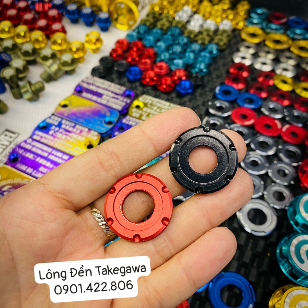 Lông đền Takegawa 6/8/10/12li Xám Titan