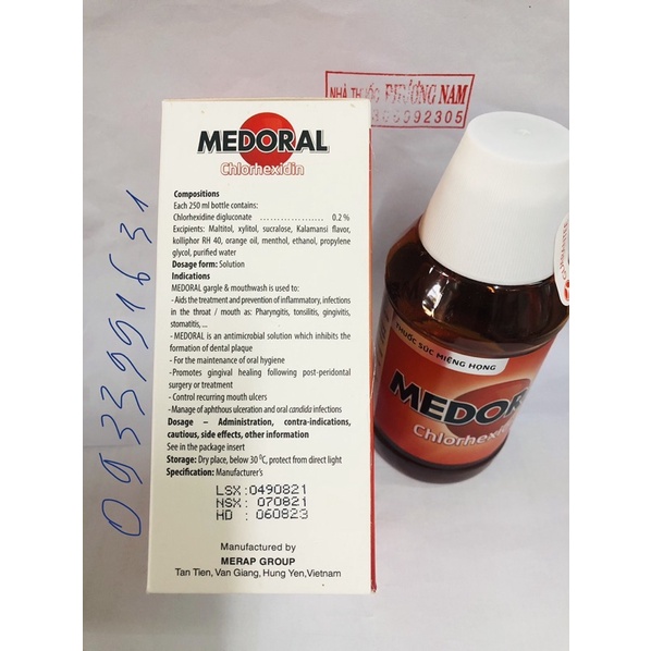 Nước súc họng Medoral-chai 250ml