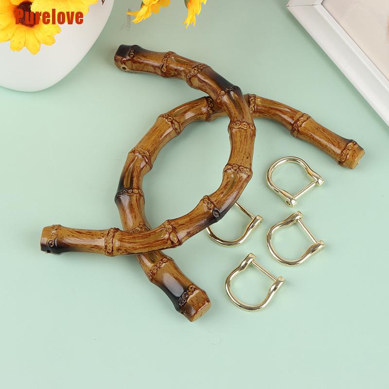 Bộ 2 Tay Cầm Bằng Tre Diy Chất Lượng Cao
