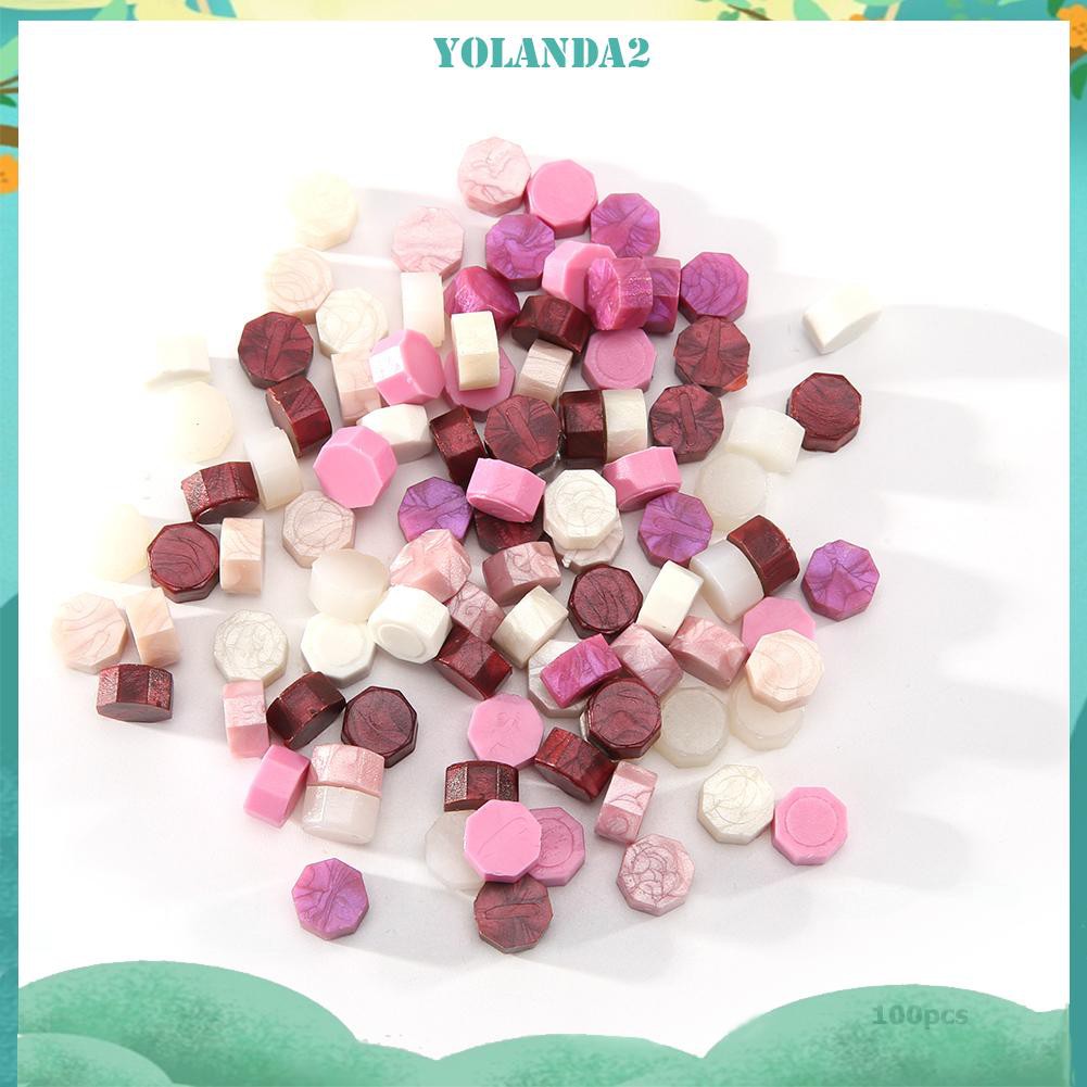 Bộ 100 Viên Sáp Niêm Phong Phong Cách Retro Làm Đồ Thủ Công