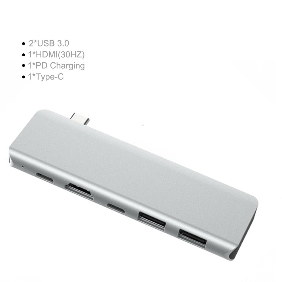 Hub Usb Type-c 5 cổng cho Macbook, Samsung MHL- 5in14