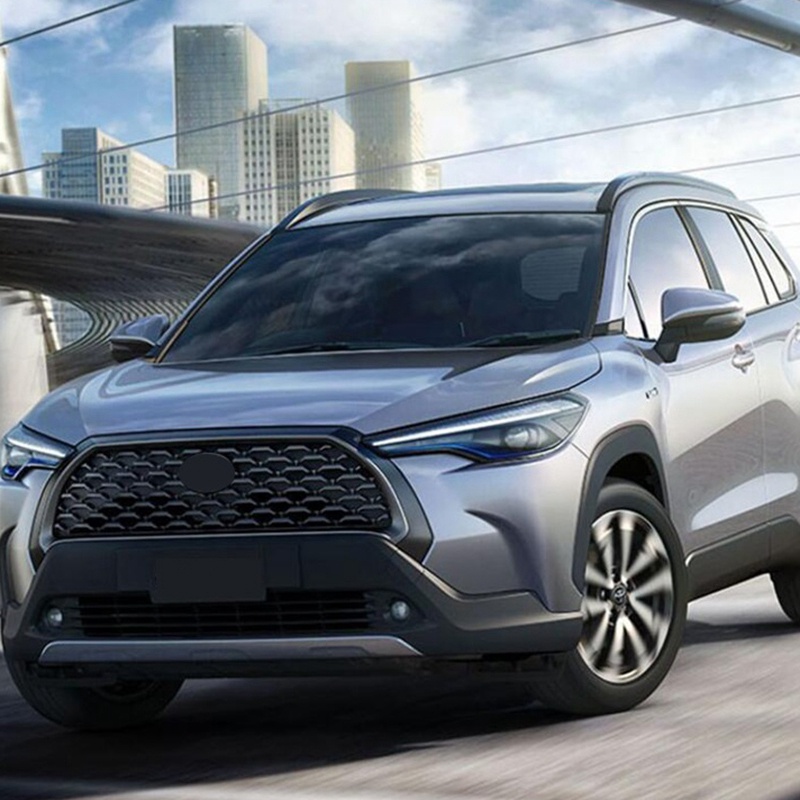 Khung Viền Tay Nắm Cửa Bằng Sợi Carbon Trang Trí Nội Thất Xe Hơi Toyota Corolla CROSS 2019-2021