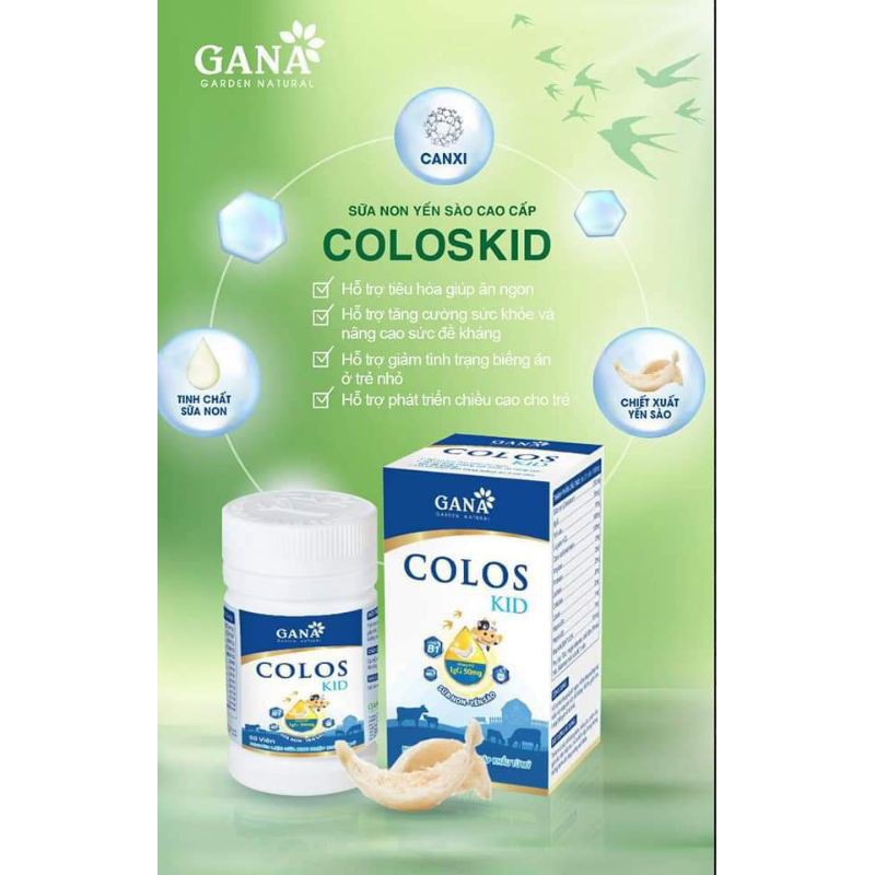 SỮA NON YẾN SÀO COLOSKID GANA CHÍNH HÃNG