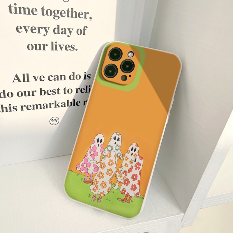 Ốp lưng iphone Quái dị vuông chống sốc cho iphone 11 7plus 8plus x xsmax 11pro max 12pro 12promax13promax tr357