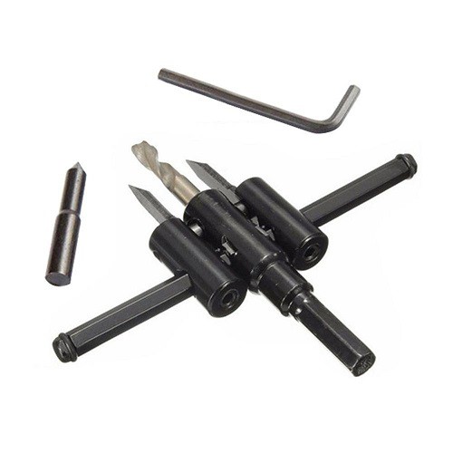 Mũi Khoan Khoét Gỗ - Thạch Cao Lỗ Tròn 30-120mm Điều Chỉnh Linh Hoạt Thông Minh