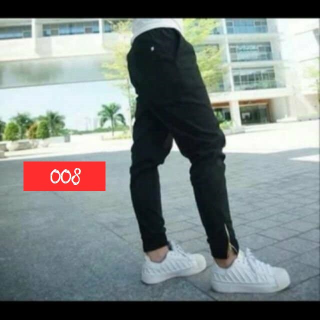 Quần Jogger kaki dây kéo