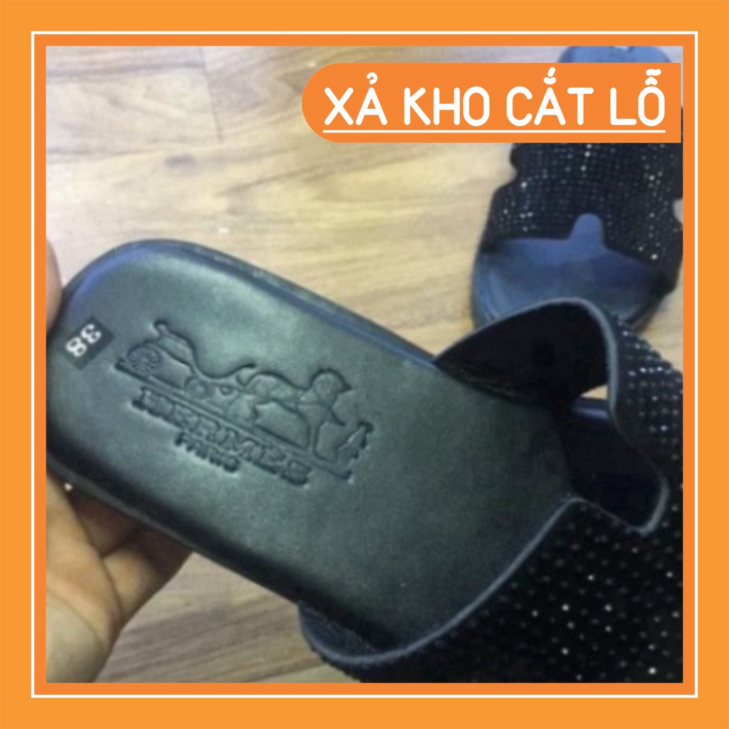 Dép HM Đính Đá Cực Sang, Dép Lê Nam Nữ Chữ H Thời Trang Cao Cấp Hottrend 2022 1995 ADAM