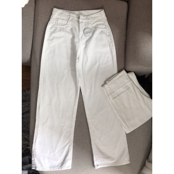 QUẦN KAKI JEAN ỐNG SUÔNG LƯNG CAO DÁNG DÀI HAIQUANG PHONG CÁCH HÀN QUỐC CÁ TÍNH MÃ 405