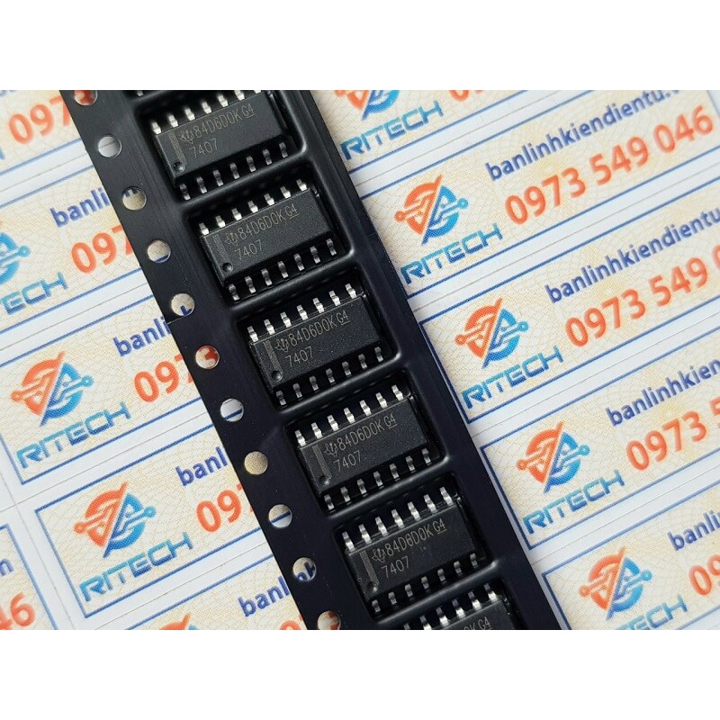 [Combo 5 chiếc] 7407 SN7407DR IC điều khiển SOP-14