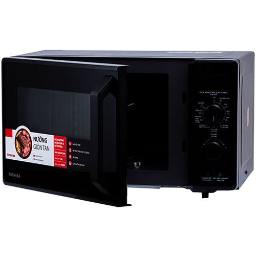 Lò vi sóng có nướng Toshiba MW2-AG24PC(BK) dung tích 24L tiết kiệm điện năng made in Thailand - Bảo hành hãng 12 tháng