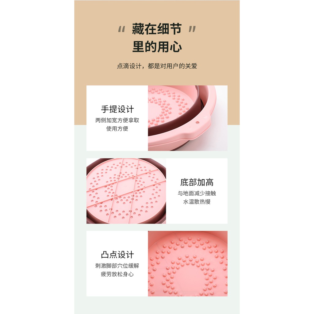 Bồn Ngâm Chân Bằng Nhựa Có Thể Gấp Gọn Tiện Dụng | BigBuy360 - bigbuy360.vn