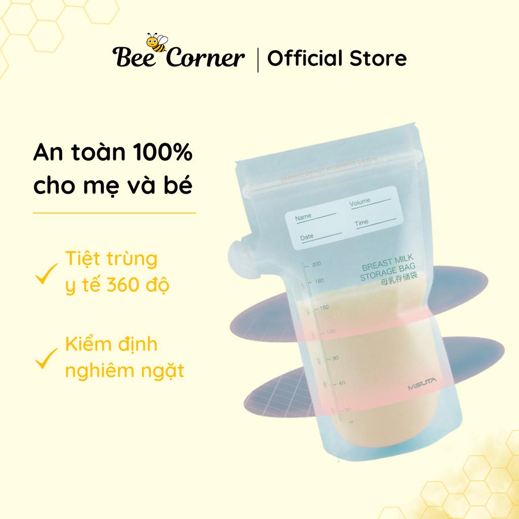 Túi Trữ Sữa MISUTA 150ml và 200ml - Hộp 30 Túi Beecorner