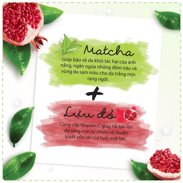 Sữa Dưỡng Thể Trắng Da Matcha & Lựu Đỏ HAZELINE 370ml