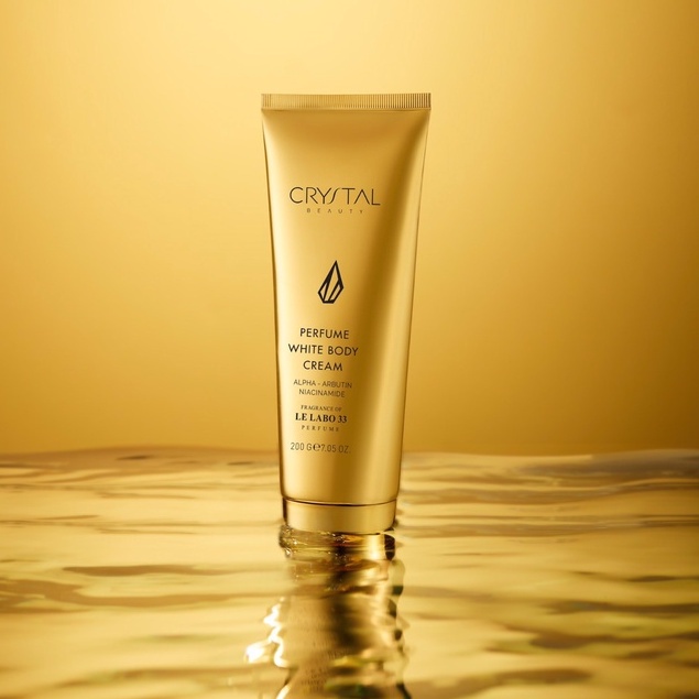 Kem Dưỡng Trắng Da Toàn Thân Crystal Beauty Perfume White Body Cream