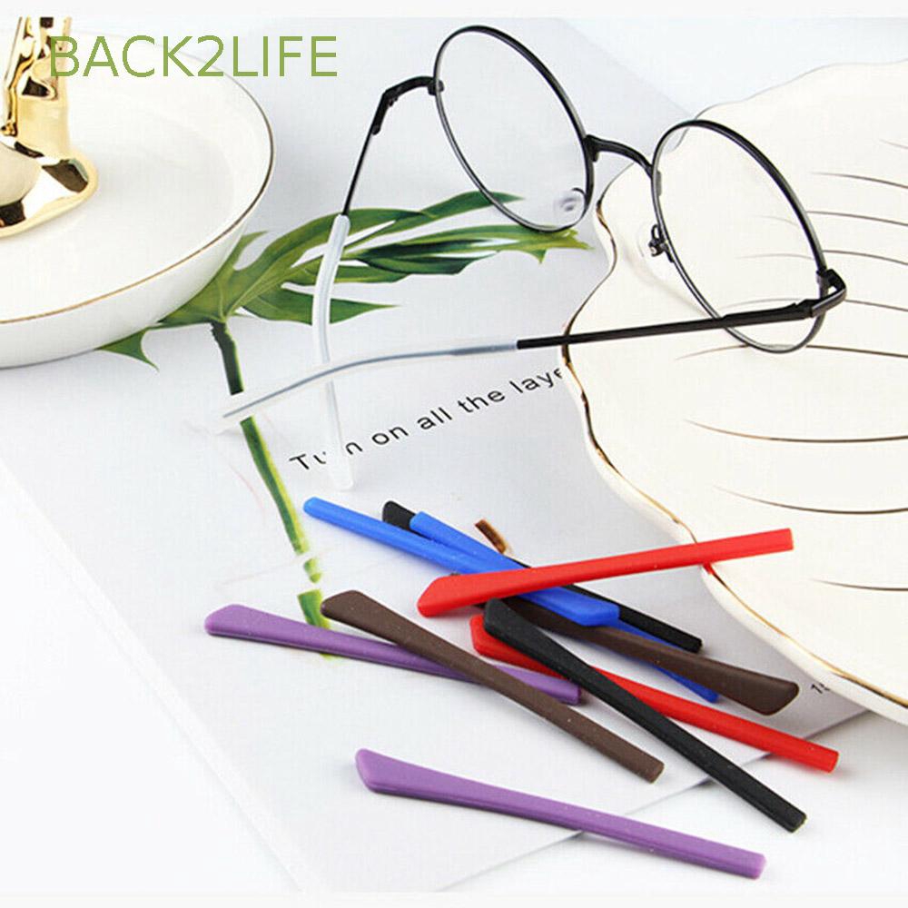 Móc tai bọc gọng kính bằng silicon chống trượt tiện dụng khi chơi thể thao