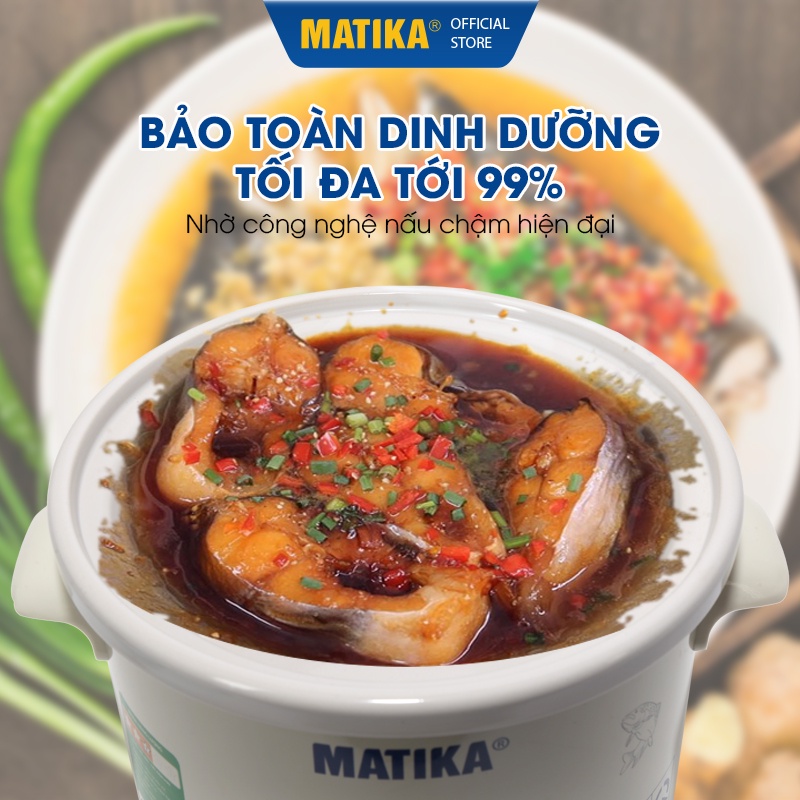 Nồi Kho Cá Đa Năng MATIKA Dung Tích 2.5L MTK-9125