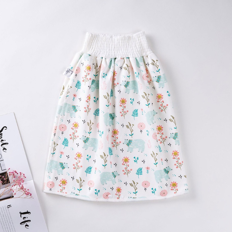 Quần Tã Dạng Váy 2 Trong 1 Thoải Mái Chống Thấm Nước Có Thể Giặt Rửa Cho Bé Sơ Sinh