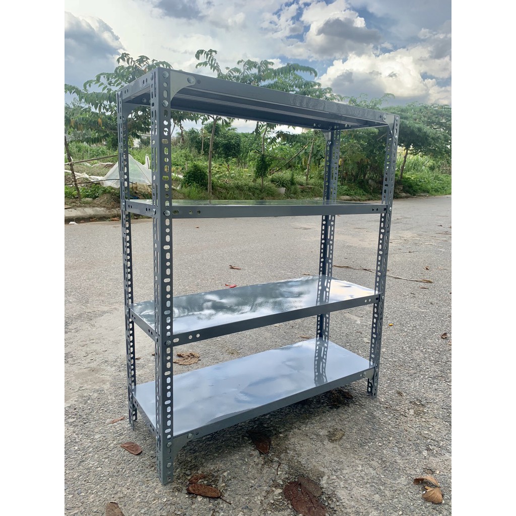 Kệ sắt v lỗ đa năng 3 tầng dài 0,6m x rộng 0,4m x cao 1m