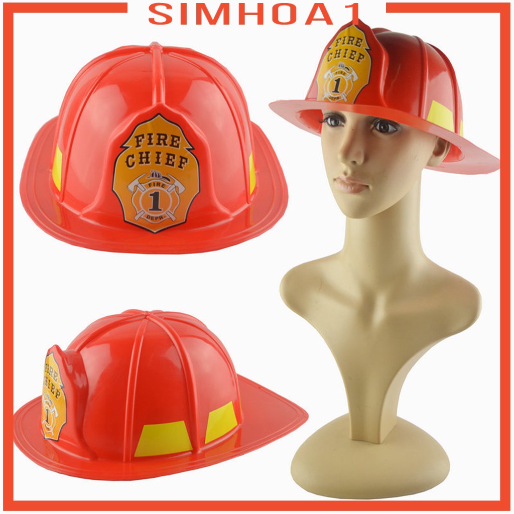 Mũ Bảo Hiểm Hóa Trang Lính Cứu Hỏa Simhoa1 Cho Bé