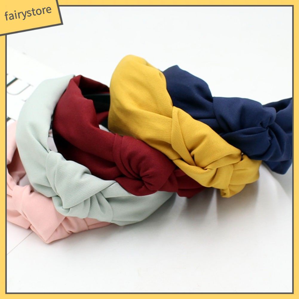 Băng đô cài tóc kiểu xoắn nơ dành cho phái nữ