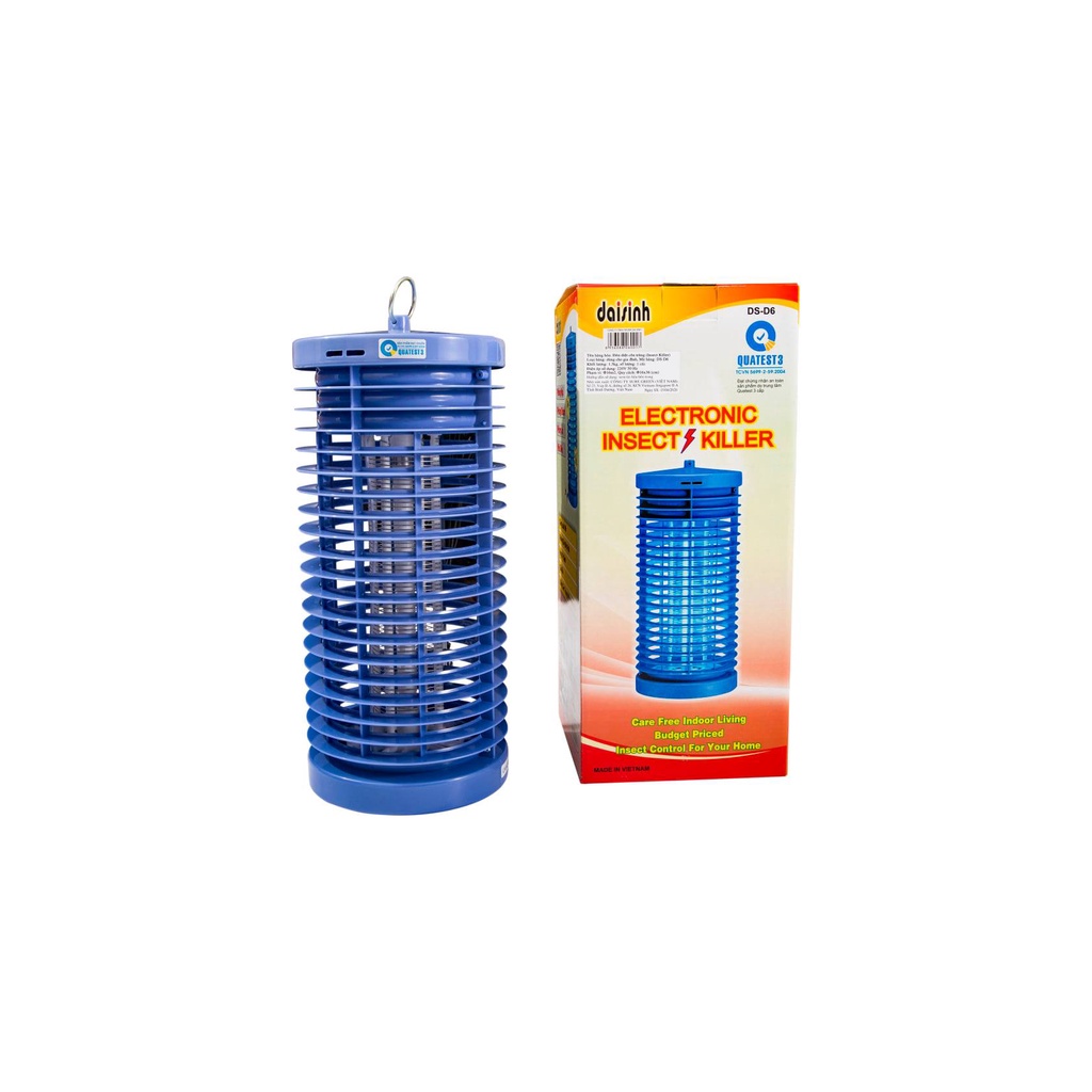 Đèn Diệt Muỗi, Ruồi, Thiêu Thân, Mối Cánh, Kiến Cánh, Côn Trùng Có Cánh Đại Sinh DS-D6 Phiên Bản 2022 - Hàng Chính Hãng