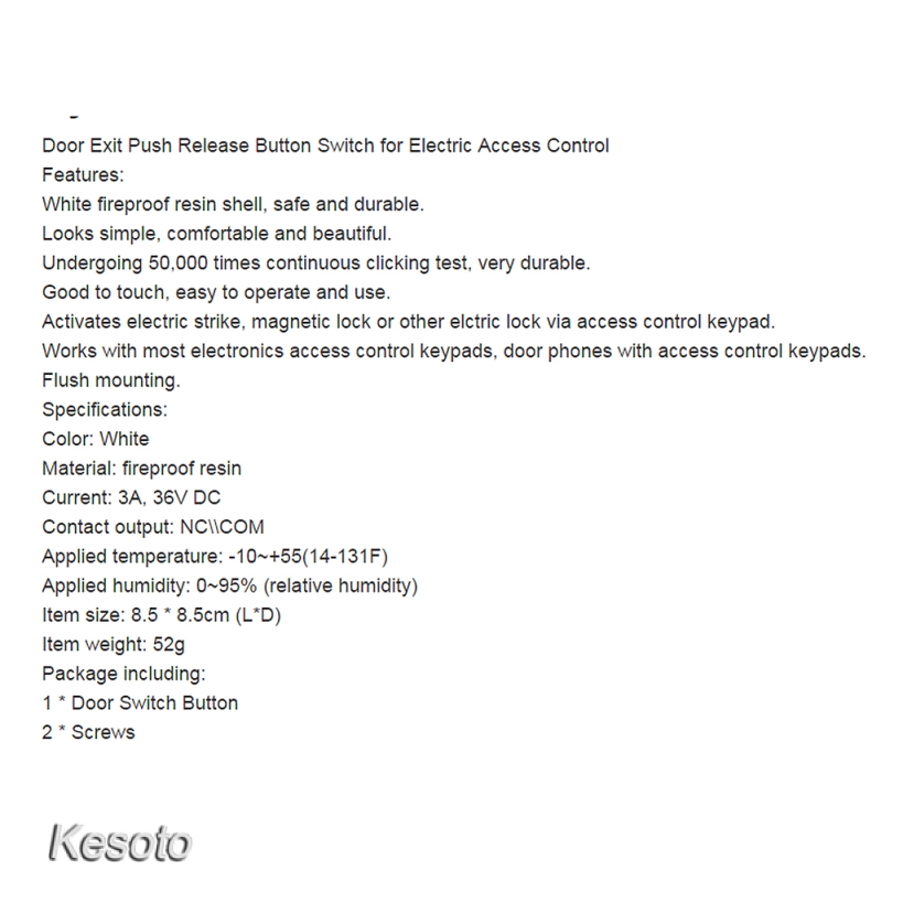 Công tắc nam châm điện tử nhấn thả điều khiển cửa ra vào | BigBuy360 - bigbuy360.vn