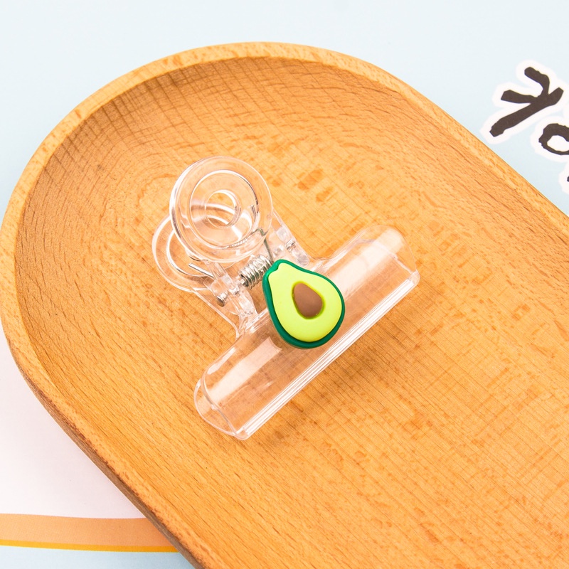 Trong Suốt Kẹp Giấy Nhớ Hình Trái Cây Dễ Thương