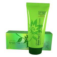 [L&V] Kem Chống Nắng CELLIO Green Tea Whitening Sun Cream SPF50 PA+ - Chống Nắng, Kháng Khuẩn, Mềm Mịn Làn Da