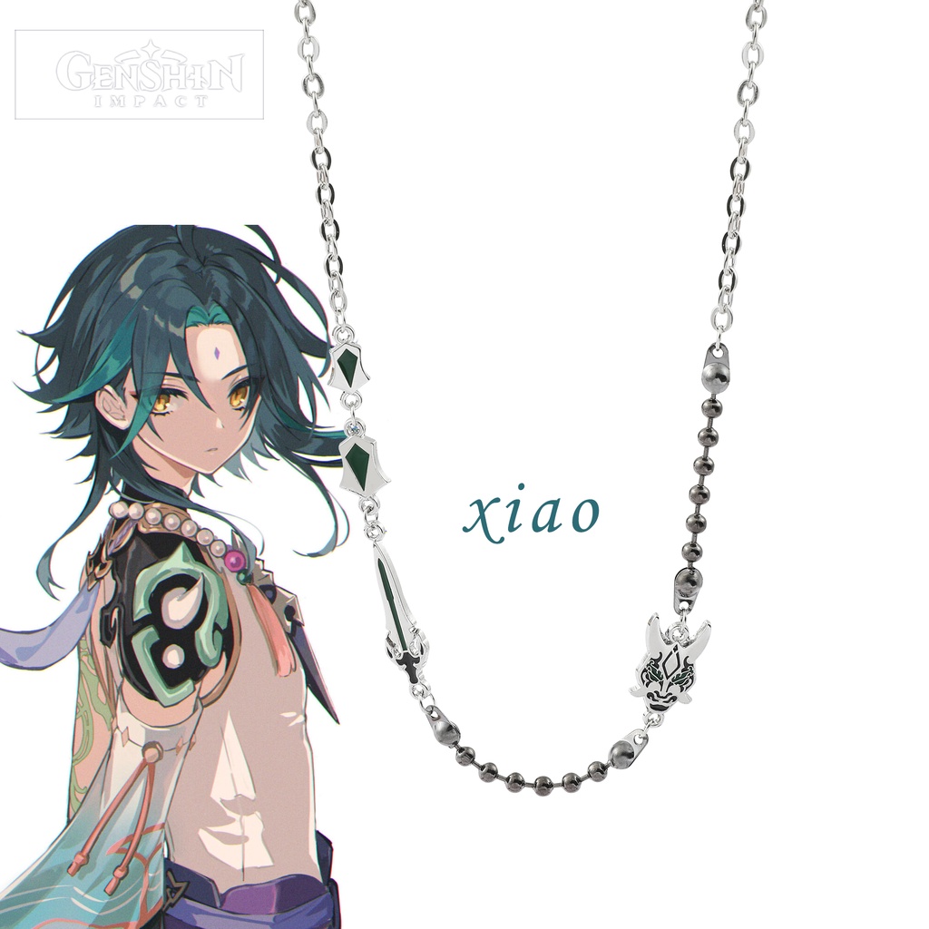 Dây chuyền mặt nhân vật Game Genshin Impact Xiao Mask