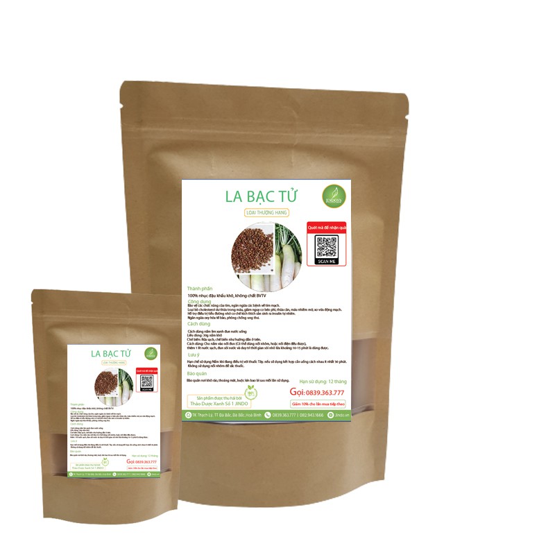 La bạc tử khô thượng hạng JINDO 1kg tác dụng hỗ trợ điều tr_ị đàm, ho thông thường