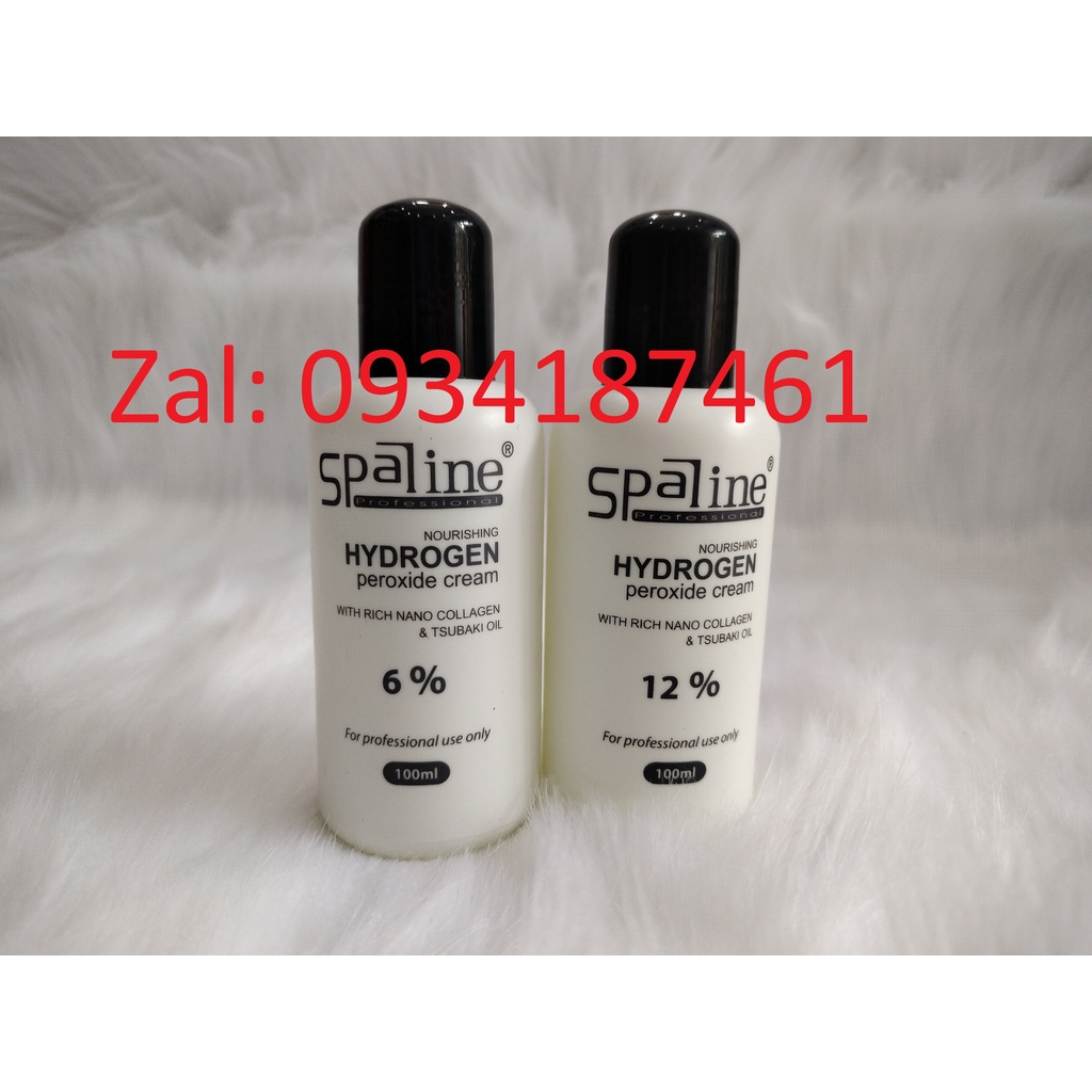 100ml Oxy nhí nhuộm tóc Spaline 6% 9% 12%