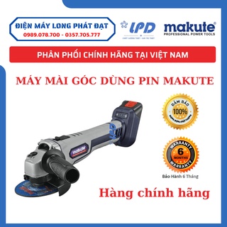 Máy Mài Góc dùng Pin Makute Công Nghệ Không Chổi Than Dùng Pin 20V Chung Chân Pin Makita
