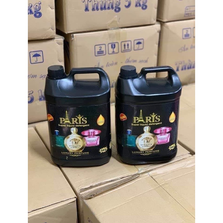 Combo 1 thùng nước giặt paris 5 lít ( Gồm 4 can).