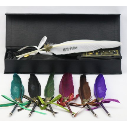 Bút lông ngỗng bút mài thầy Ánh viết thư pháp calligraphy sang trọng tinh tế set 1