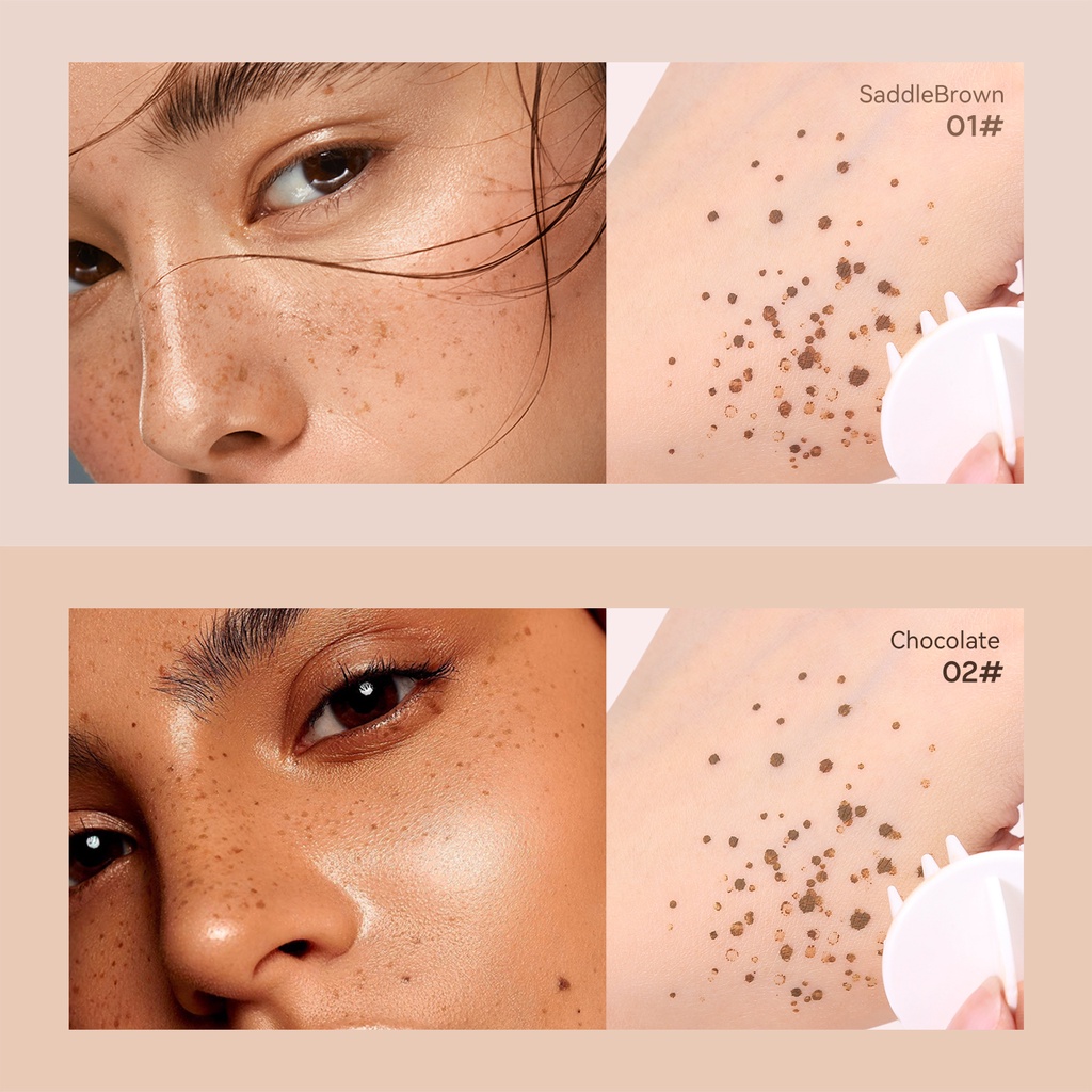 Bút Trang Điểm Dạng Air Cushion Mềm Mịn Màu Nâu Tàn Nhang Tự Nhiên Không Thấm Nước