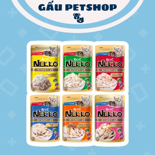 Pate Nekko Gói 70g - Pate Cho Mèo Từ Cá Ngừ Thật