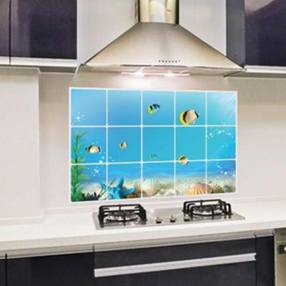 Decal dán tường Dán Bếp - Đại dương xanh Zooyoo