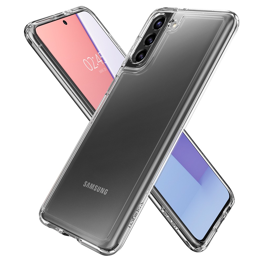 Ốp lưng Samsung Galaxy S21 Plus 5G Spigen Ultra Hybrid Độ trong lâu hơn với mặt sau cứng