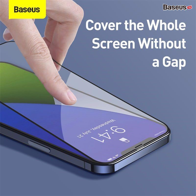 Kính cường lực 3D tràn viền dùng cho iPhone 12 Series Baseus Full-Screen Curved Tempered Glass screen protector