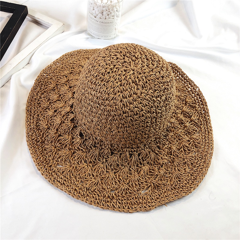 Nón Cói Rộng Vành Phong Cách Hàn Quốc Thời Trang Đi Biển Cho Nữ