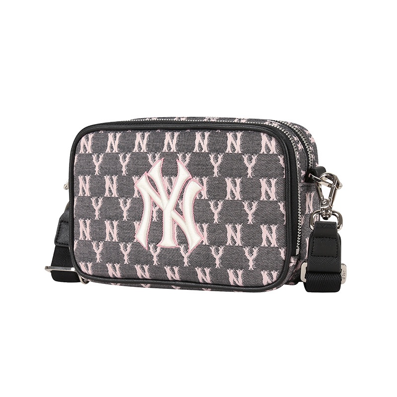 ✅   Túi MLB Monogram Jacquard Mini Cross Bag New York Yankees 32BGDM111-50L | ẢNH THẬT | CÓ SẴN HÀNG