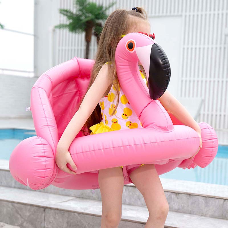 Phao Bơi Hình Chim Hồng Hạc Hoạt Hình Đáng Yêu Dành Cho Trẻ