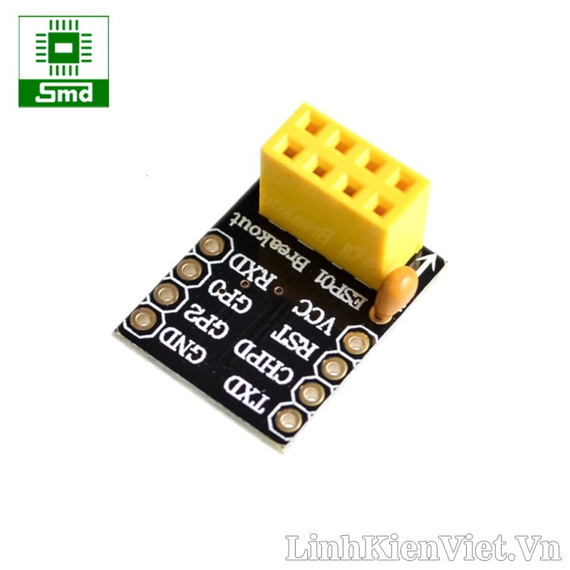 Đế mở rộng kết nối mạch ESP 01S thu phát không dây wifi module ESP8266 ESP-01S
