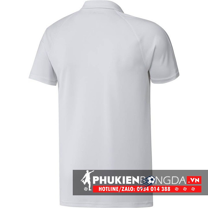 Áo thun polo REAL MADRID 2018 Trắng