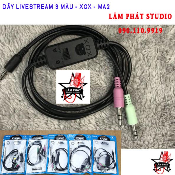 DÂY LIVE STREAM 3 MÀU XOX - MA2 TRÊN ĐIỆN THOẠI - CHẤT LƯỢNG VỚI BIGO, FACEBOOK