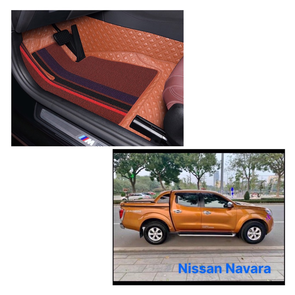 Thảm lót sàn ô tô da PU cao cấp dành cho xe Nissan Navara